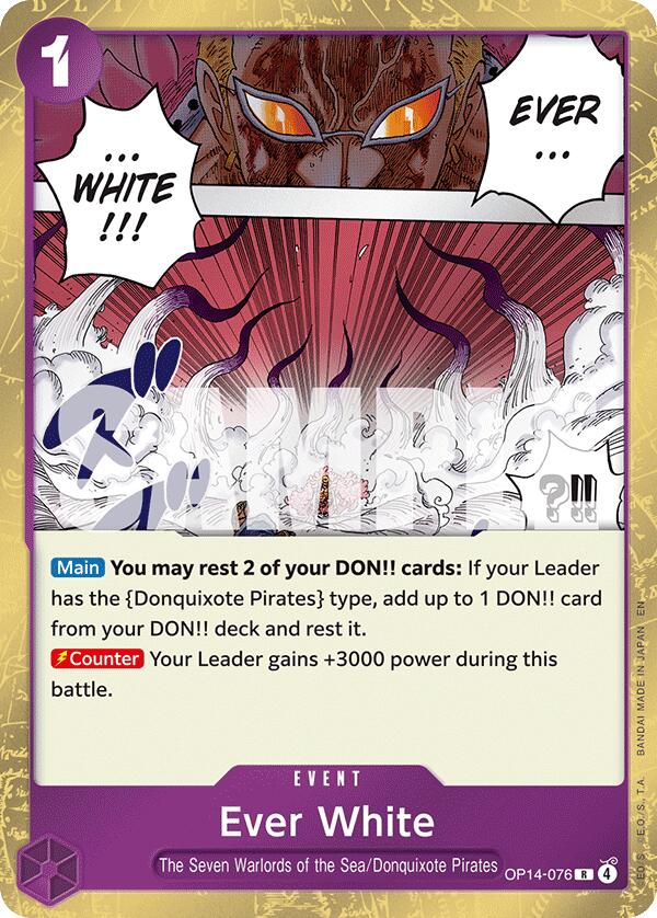 Ever White [OP14-EB04 - OP14-076] - Shippin Texas