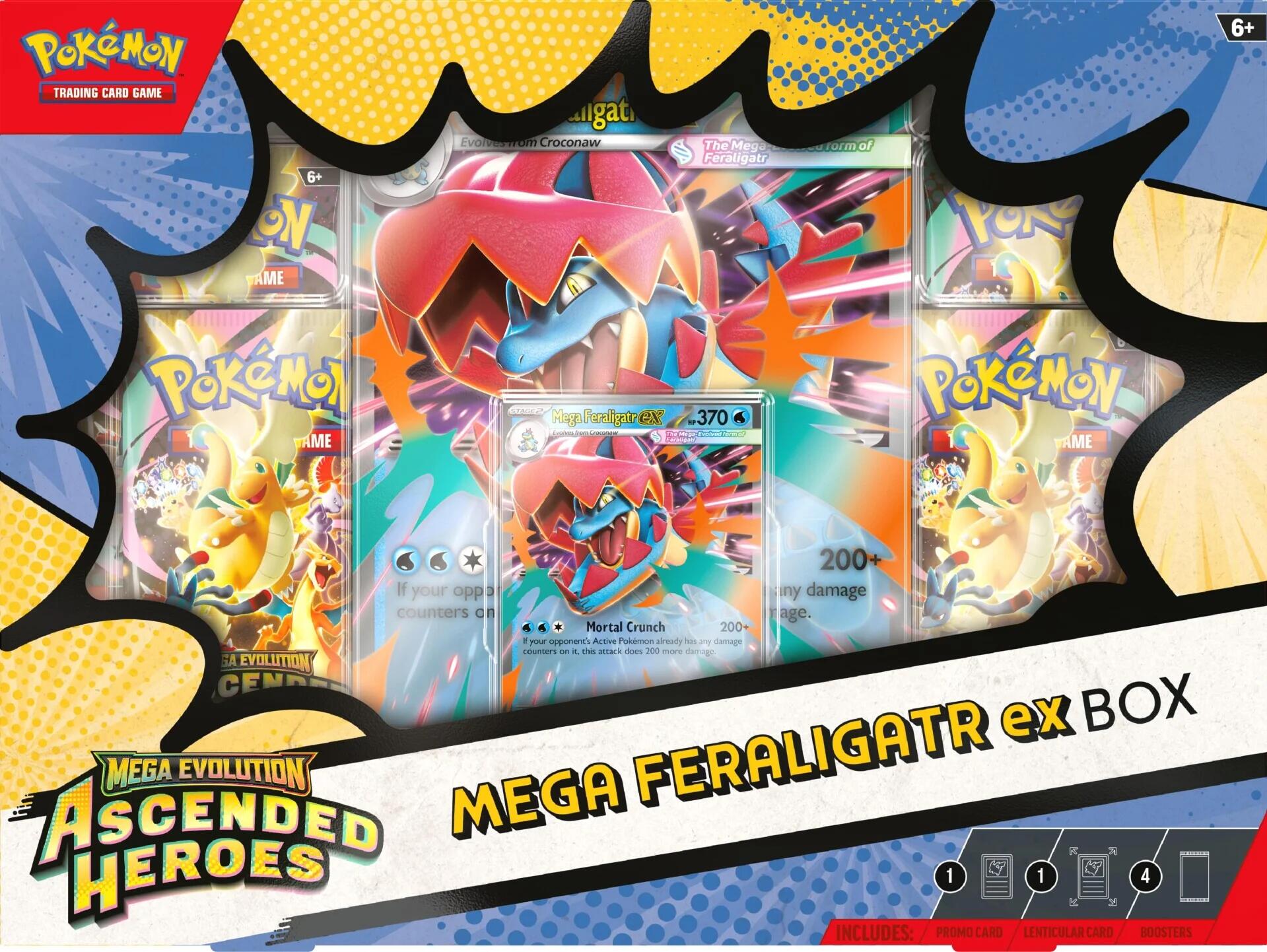 Ascended Heroes Mega Feraligatr ex Box [ASC] - Shippin Texas