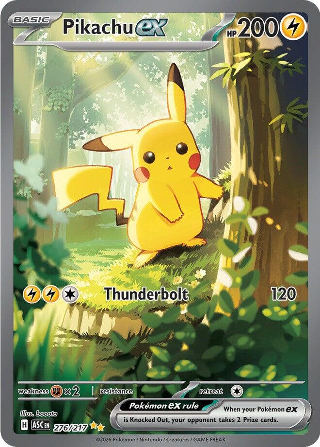Pikachu ex - 276/217 [ASC] - Shippin Texas