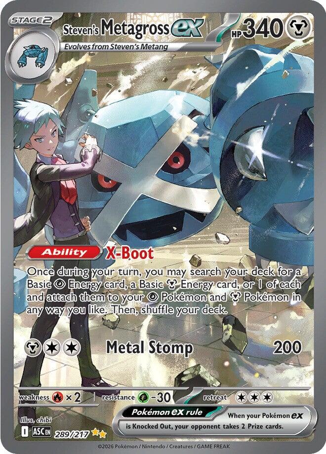 Steven's Metagross ex [ASC - 289/217] - Shippin Texas