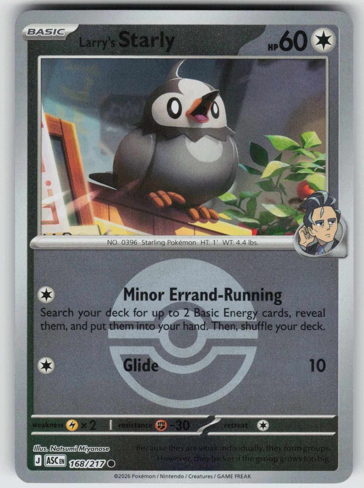 Larry's Starly (Poke Ball) [ASC - 168/217] - Shippin Texas