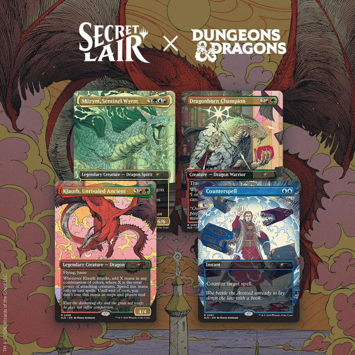 Secret Lair Drop: Secret Lair x Dungeons & Dragons: Whispers in Candlekeep - Non-Foil Edition [SLD] - Shippin Texas