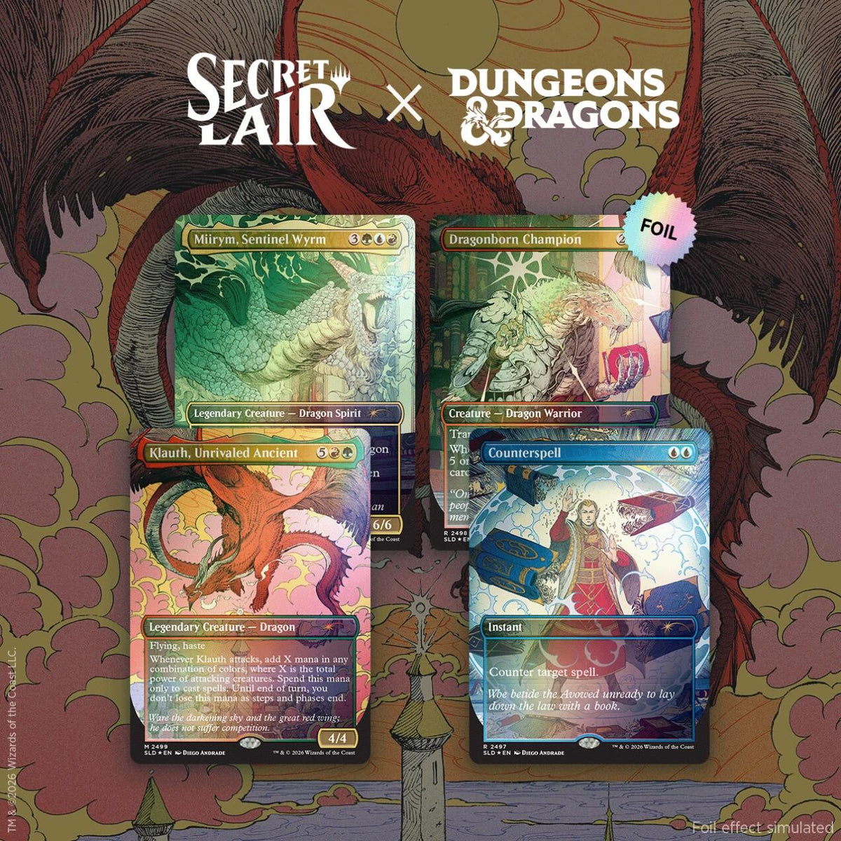 Secret Lair Drop: Secret Lair x Dungeons & Dragons: Whispers in Candlekeep - Foil Edition [SLD] - Shippin Texas