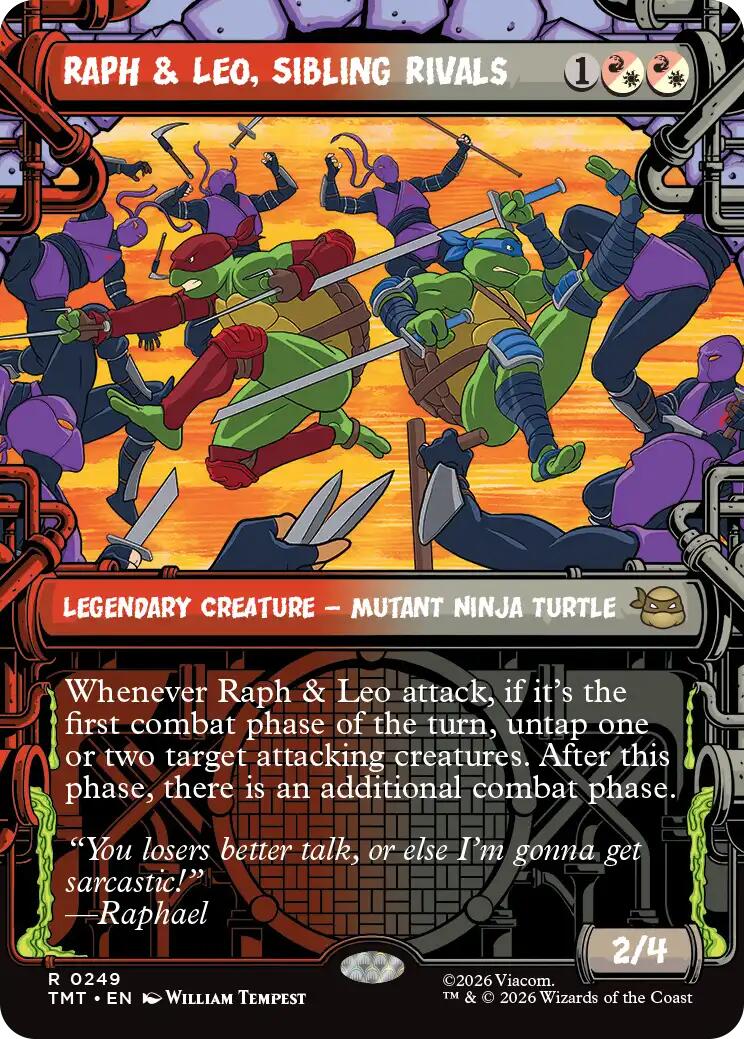 Raph & Leo, Sibling Rivals (Showcase) [TMT - 249] - Shippin Texas