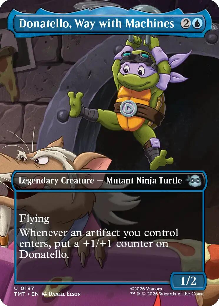 Donatello, Way with Machines (Borderless) [TMT - 197] - Shippin Texas