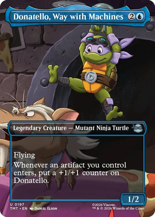 Donatello, Way with Machines (Borderless) [TMT - 197] - Shippin Texas