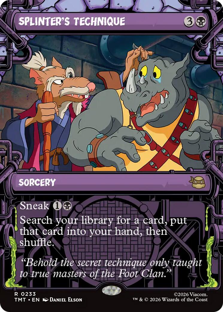 Splinter's Technique (Showcase) [TMT - 233] - Shippin Texas
