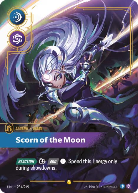 Diana, Scorn of the Moon (Overnumbered) [UNL - 234/219] - Shippin Texas