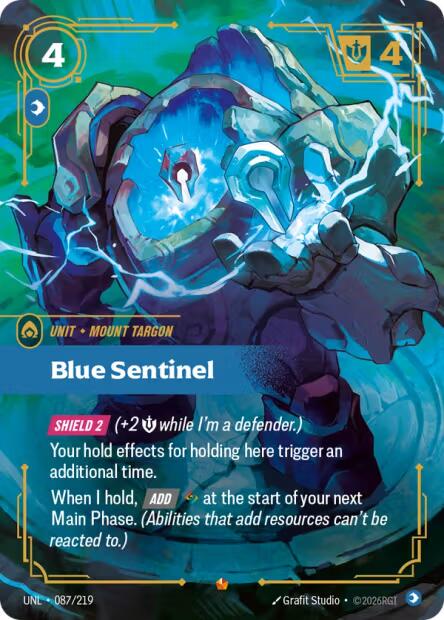 Blue Sentinel [UNL - 087/219] - Shippin Texas