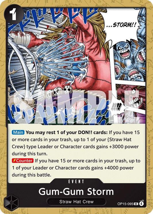 Gum-Gum Storm [OP15-EB04 - OP15-095] - Shippin Texas