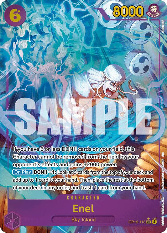 Enel (OP15-118) (Alternate Art) [OP15-EB04 - OP15-118] - Shippin Texas
