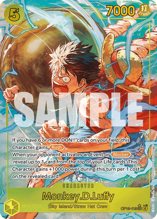 Monkey.D.Luffy (OP15-119) (Alternate Art) [OP15-EB04 - OP15-119] - Shippin Texas