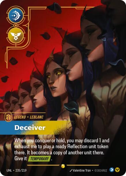 LeBlanc, Deceiver (Overnumbered)