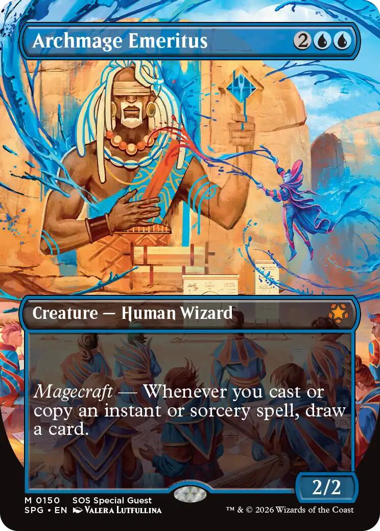 Archmage Emeritus (Borderless) [SPG - 150] - Shippin Texas
