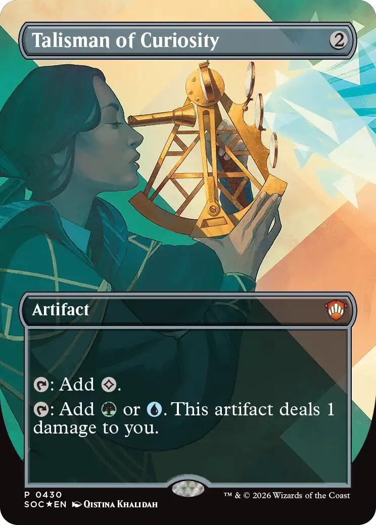 Talisman of Curiosity (Borderless) [SOC - 430] - Shippin Texas