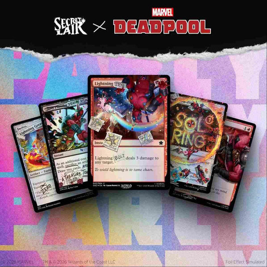 Secret Lair Drop: Secret Lair x Marvel's Deadpool: I Fixed It (You're Welcome) - Pool Party Foil Edition [SLD] - Shippin Texas