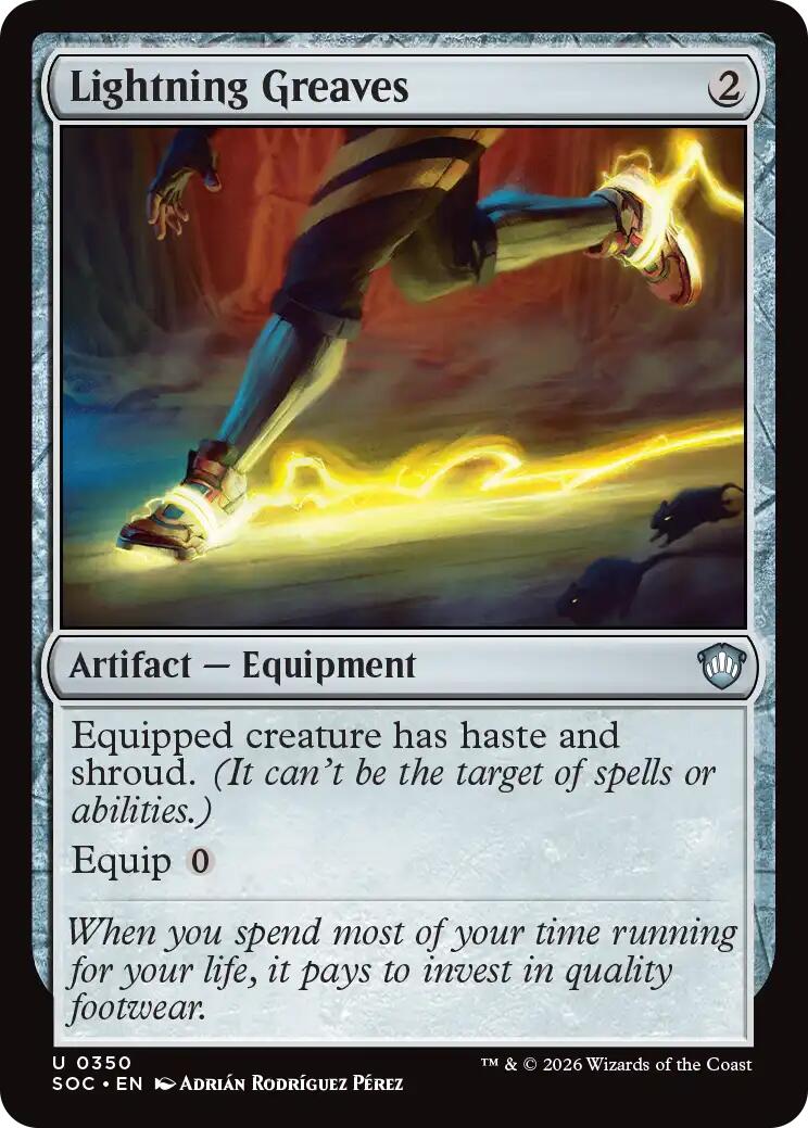 Lightning Greaves [SOC - 350] - Shippin Texas