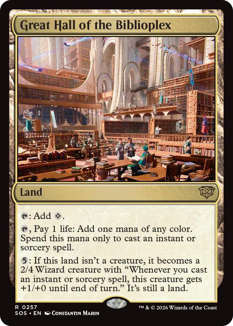 Great Hall of the Biblioplex [SOS - 257] - Shippin Texas