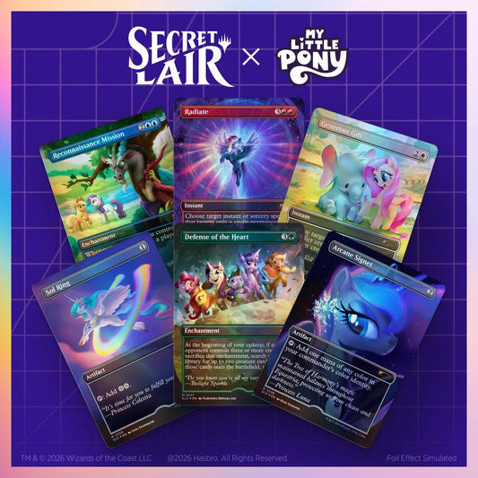 Secret Lair Drop: Secret Lair x My Little Pony: Friendship is Magic - Traditional Foil Edition [SLD] - Shippin Texas
