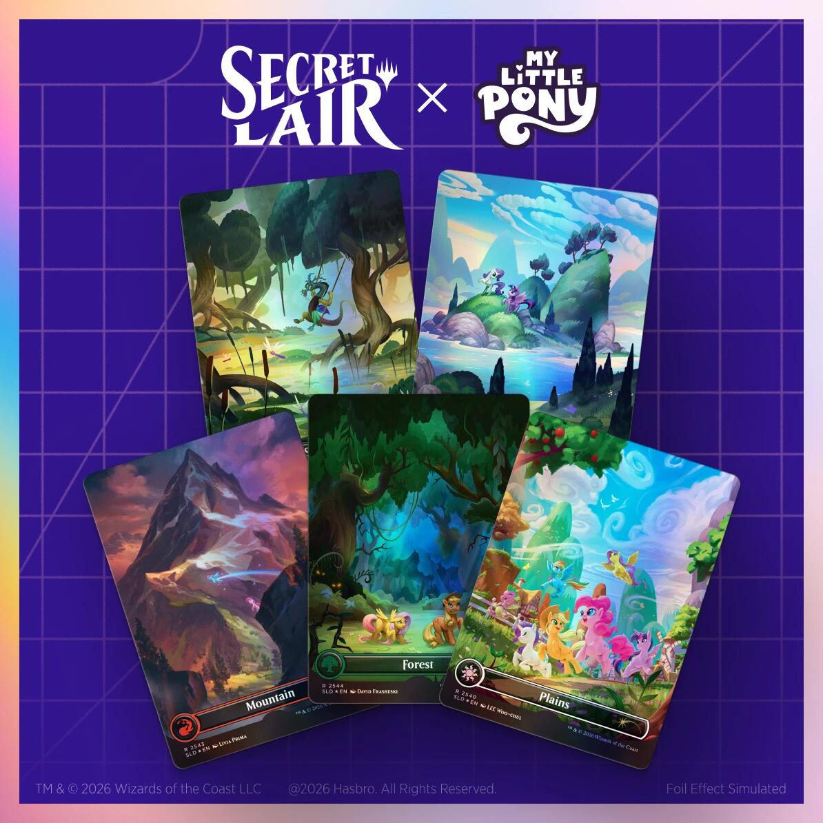 Secret Lair Drop: Secret Lair x My Little Pony: The Lands of Equestria - Traditional Foil Edition [SLD] - Shippin Texas
