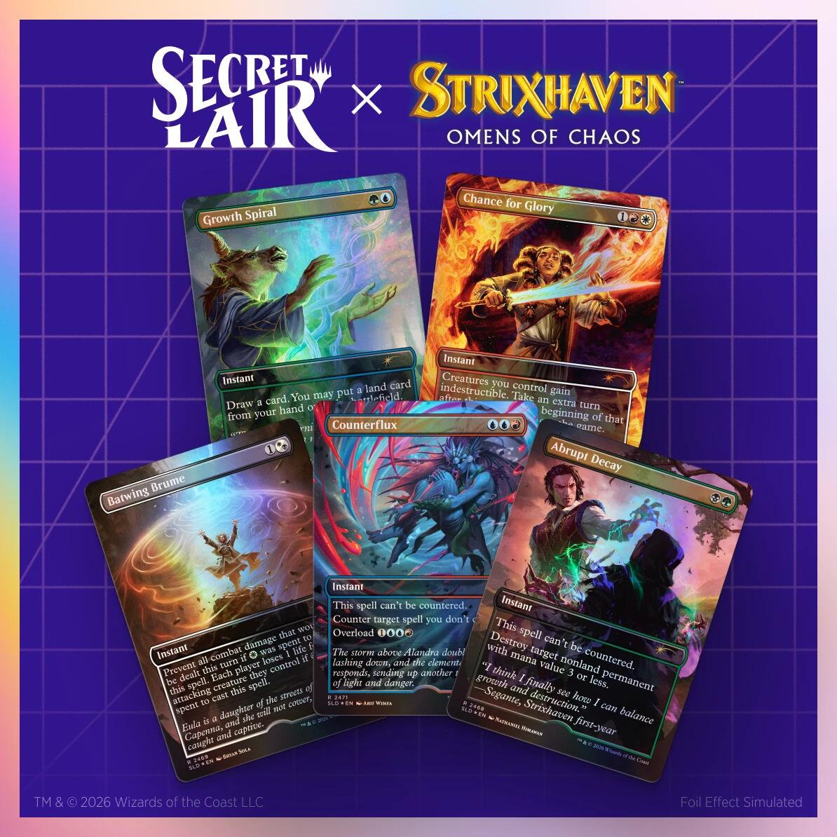 Secret Lair Drop: Omens of Chaos - Traditional Foil Edition [SLD] - Shippin Texas