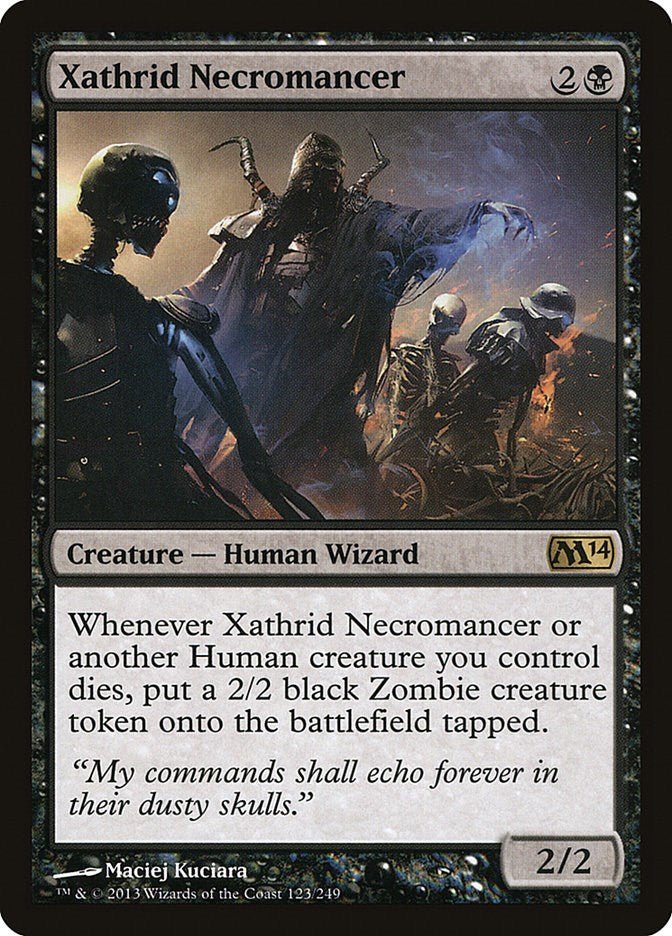 Xathrid Necromancer [M14 - 123] - Shippin Texas