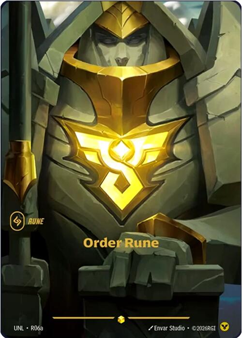 Order Rune (R06a) [UNL - R06a] - Shippin Texas