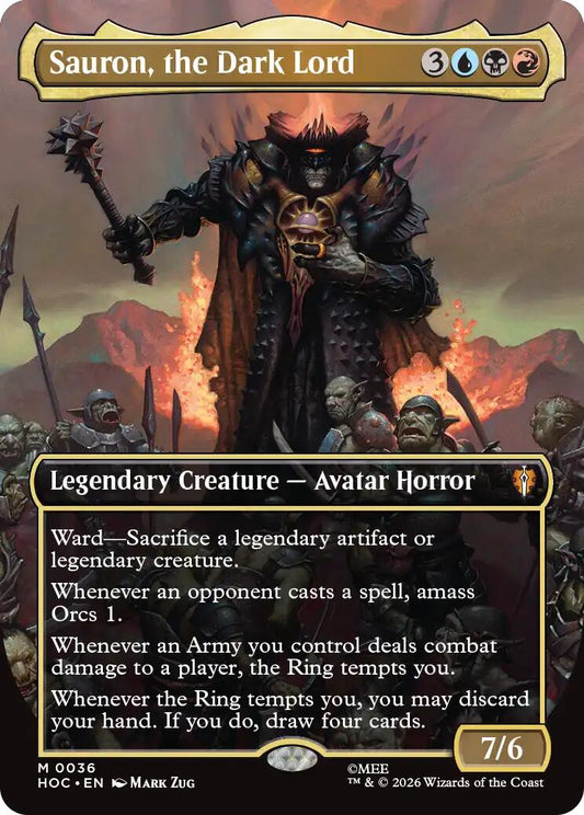 Sauron, the Dark Lord (Borderless) [HOC - 36] - Shippin Texas