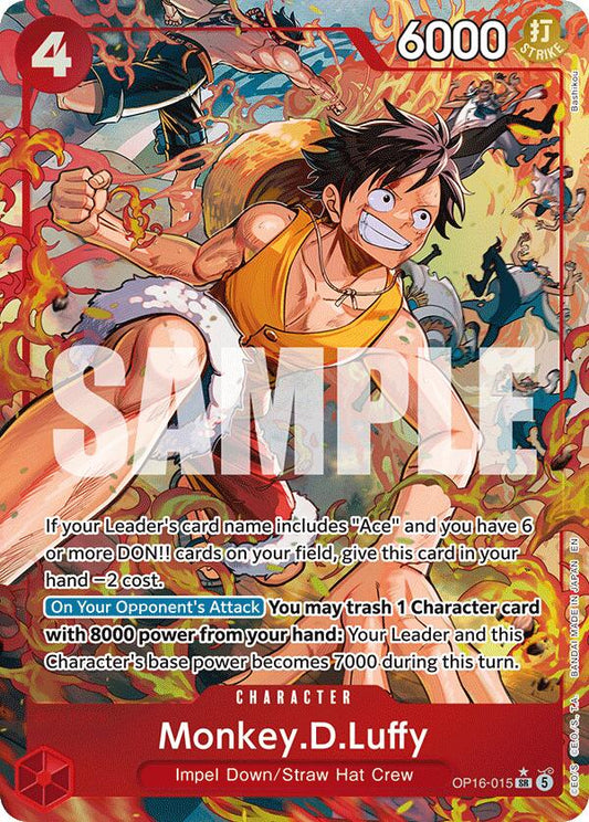 Monkey.D.Luffy (Alternate Art) [OP16 - OP16-015] - Shippin Texas