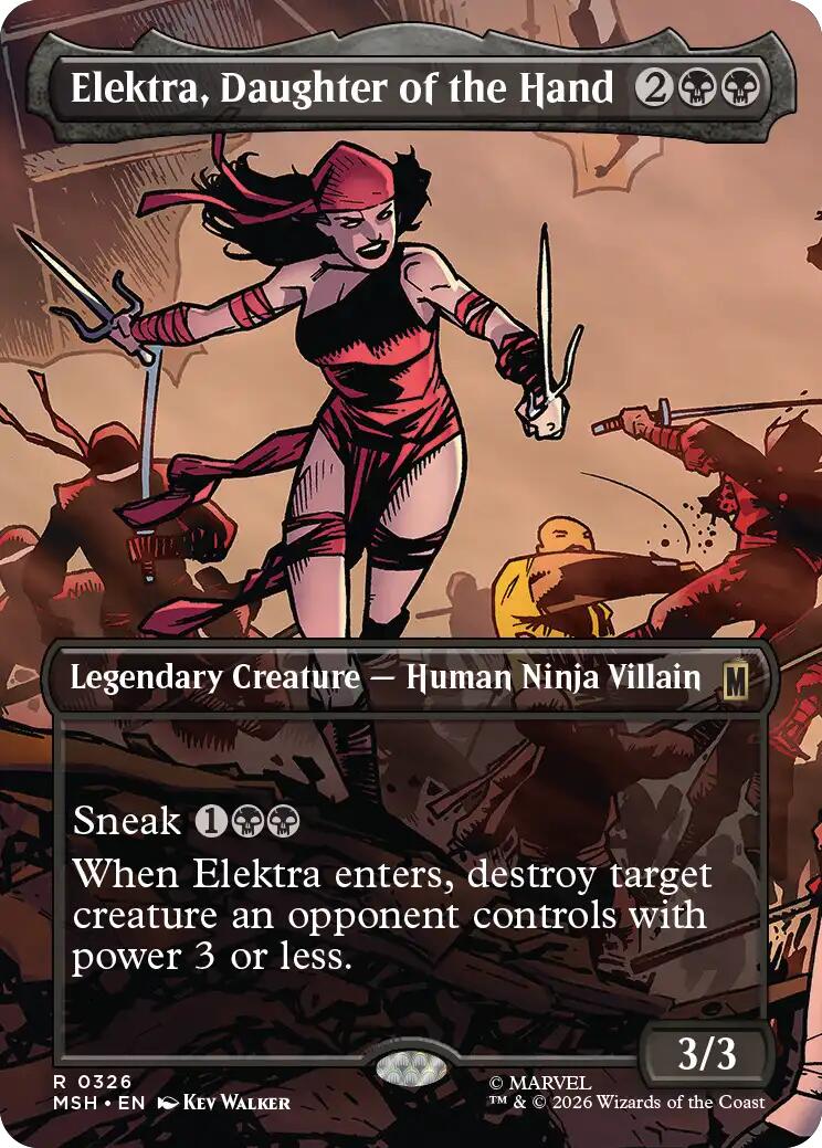 Elektra, Daughter of the Hand (Borderless) (0326) [MSH - 326] - Shippin Texas