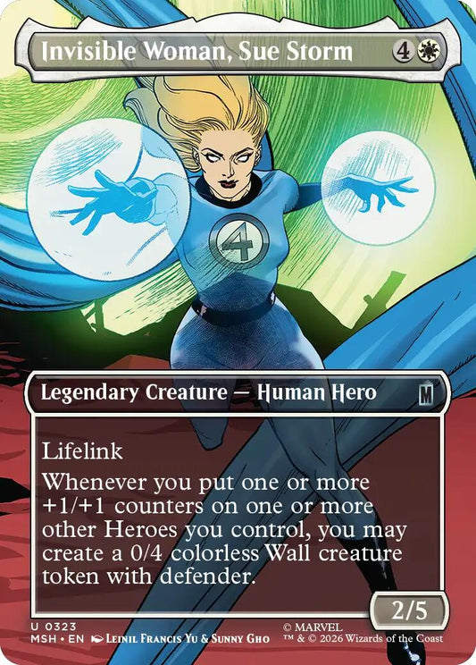 Invisible Woman, Sue Storm (Borderless)