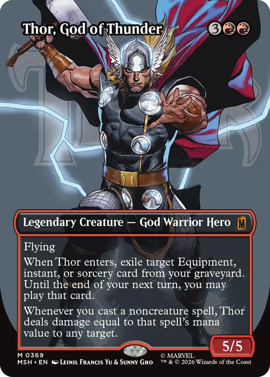 Thor, God of Thunder (Borderless) (0369) [MSH - 369] - Shippin Texas