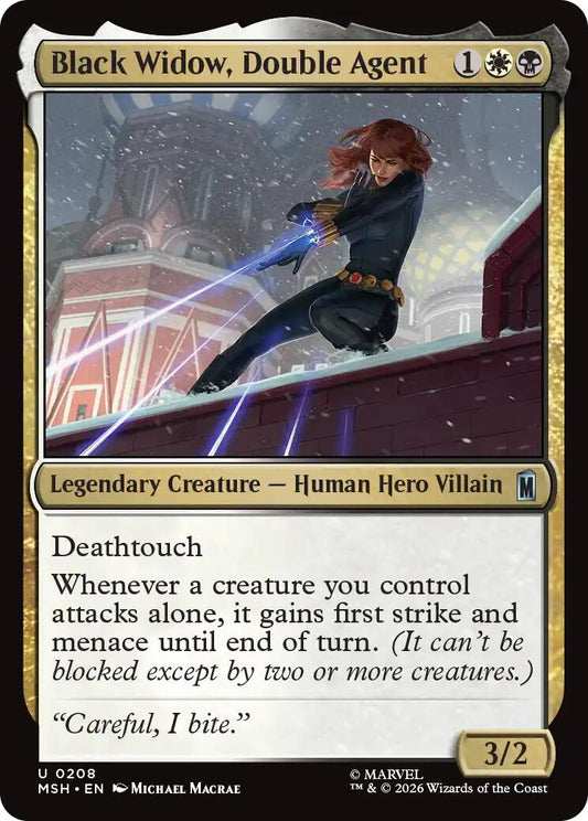 Black Widow, Double Agent [MSH - 208] - Shippin Texas