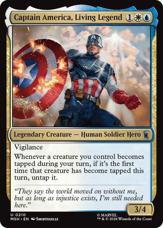 Captain America, Living Legend [MSH - 210] - Shippin Texas