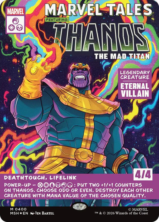 Thanos, The Mad Titan (Borderless) (0400) [MSH - 400] - Shippin Texas