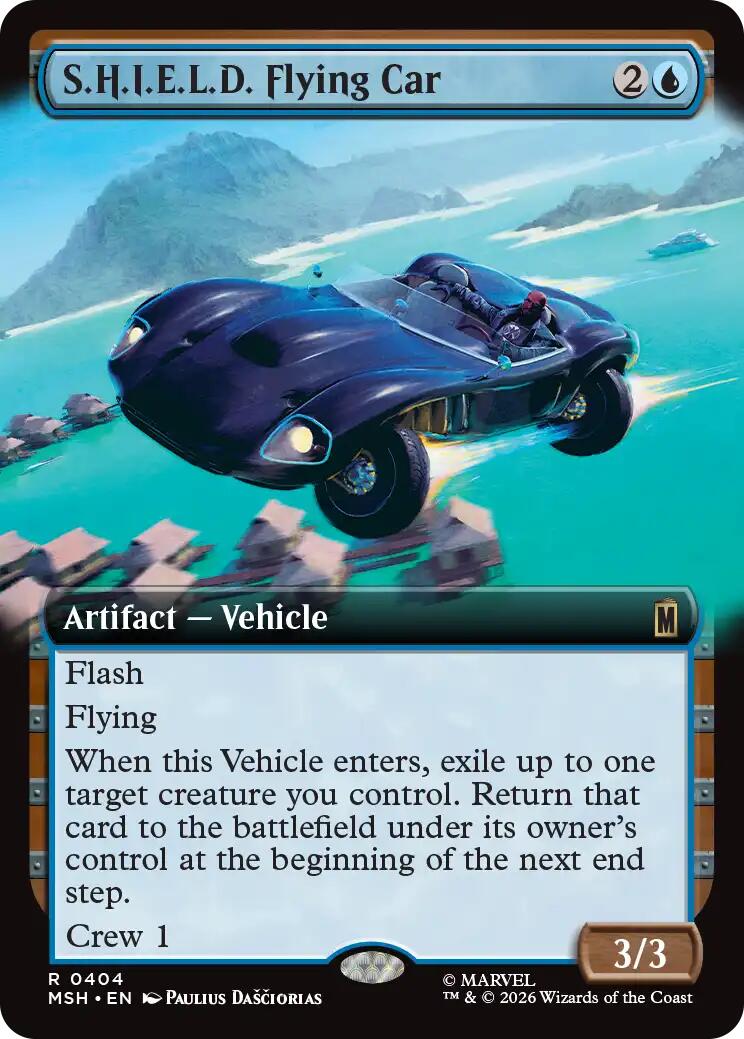 S.H.I.E.L.D. Flying Car (Extended Art) [MSH - 404] - Shippin Texas
