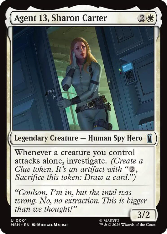 Agent 13, Sharon Carter [MSH - 1] - Shippin Texas