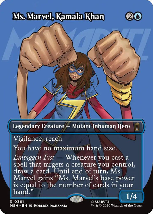 Ms. Marvel, Kamala Khan (Borderless)