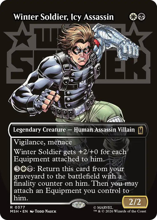 Winter Soldier, Icy Assassin (Borderless)