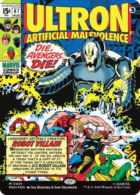 Ultron, Artificial Malevolence (Borderless) (0401) [MSH - 0401] - Shippin Texas