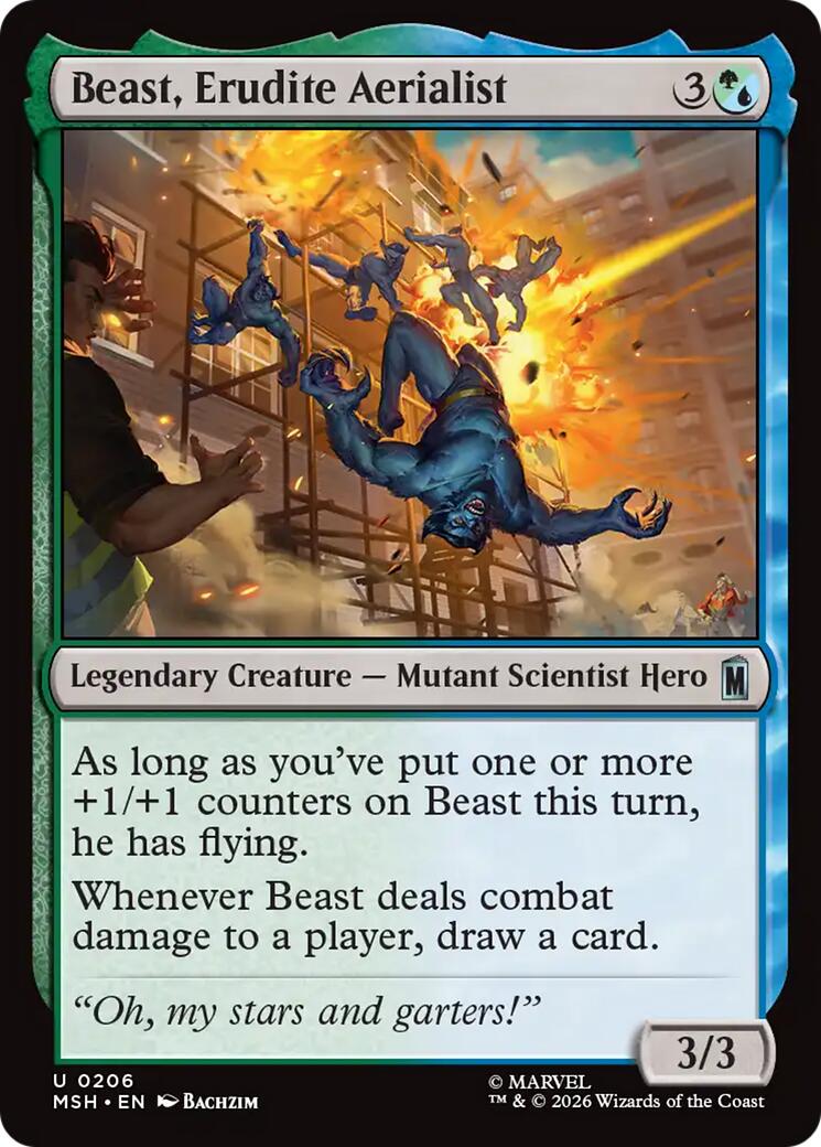 Beast, Erudite Aerialist [MSH - 206] - Shippin Texas