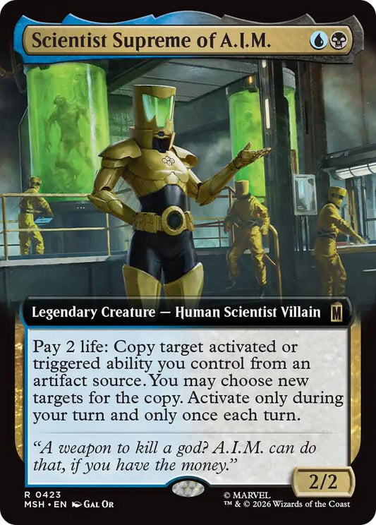 Scientist Supreme of A.I.M. (Extended Art)