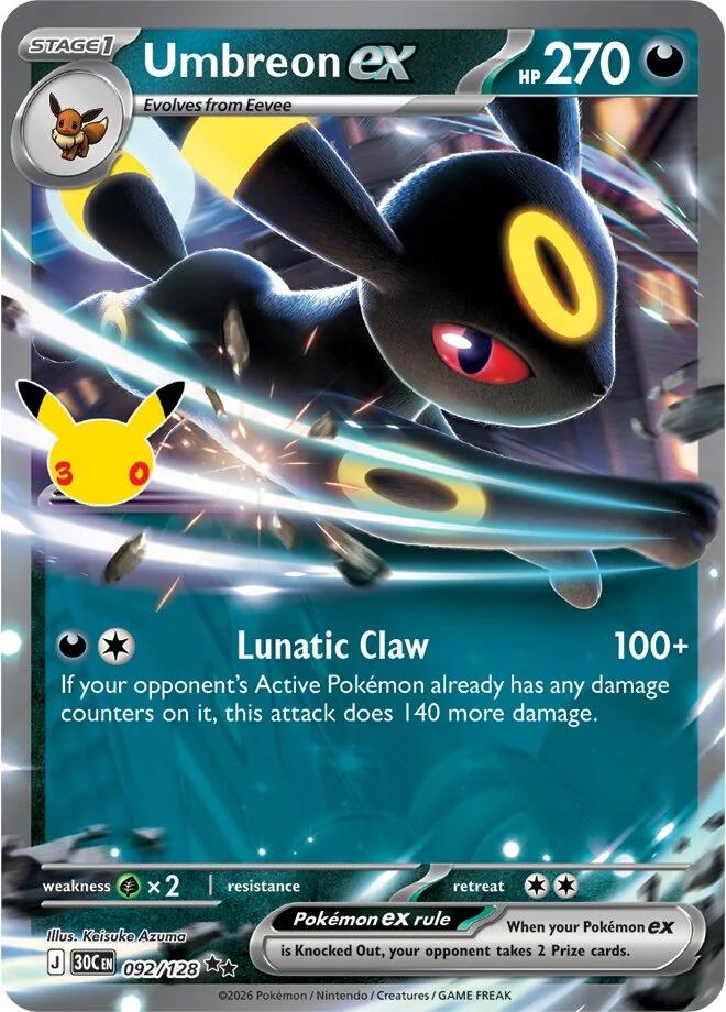 Umbreon ex [30C - 092/128] - Shippin Texas