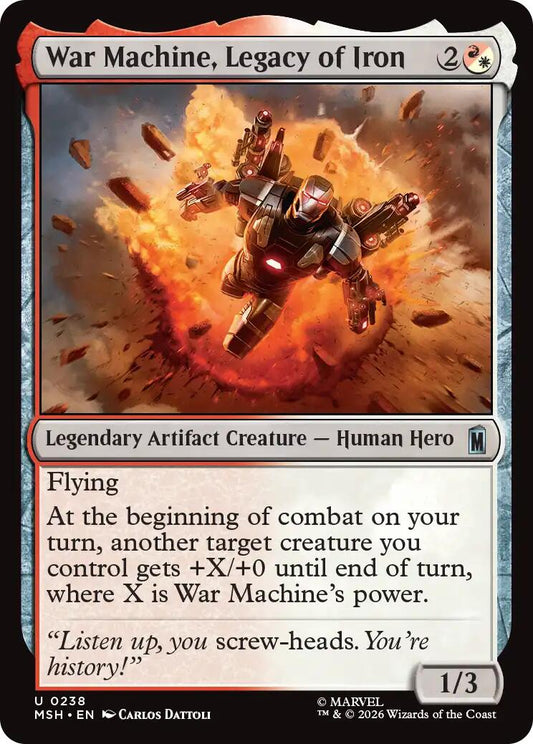 War Machine, Legacy of Iron [MSH - 238] - Shippin Texas