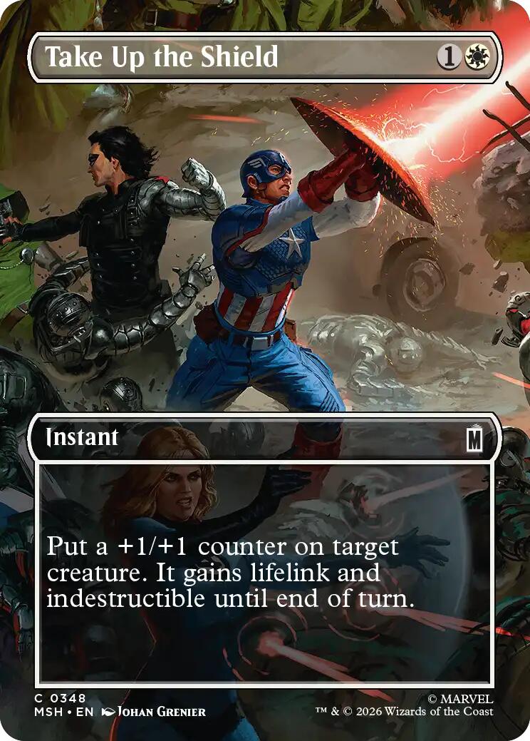 Take Up the Shield (Borderless) [MSH - 348] - Shippin Texas