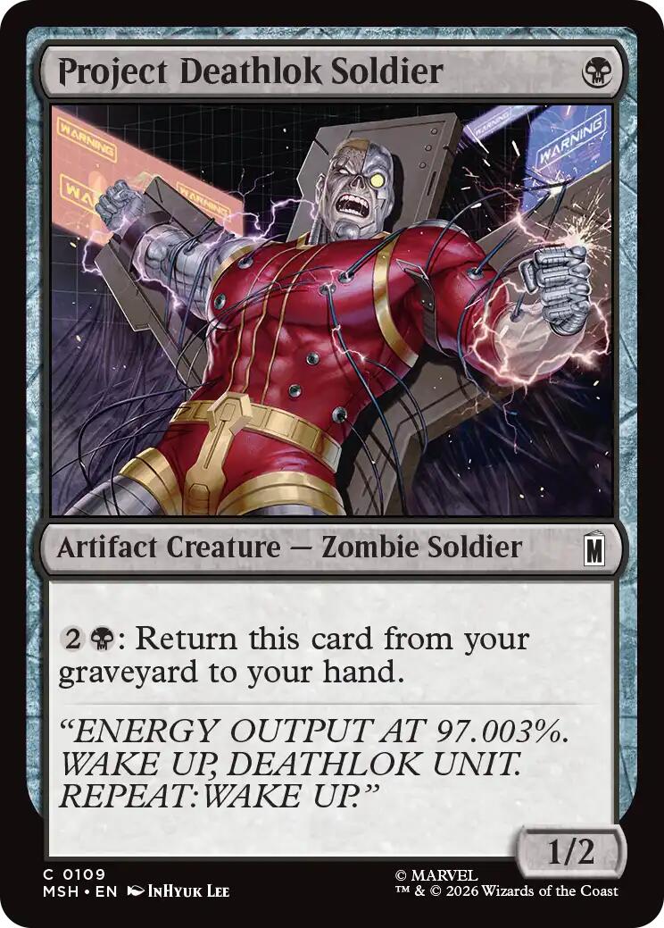 Project Deathlok Soldier [MSH - 109] - Shippin Texas