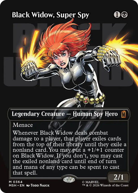 Black Widow, Super Spy (Borderless) (0364)