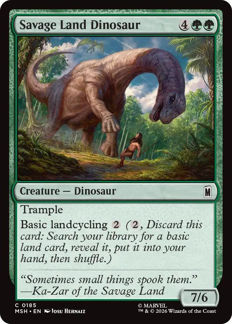 Savage Land Dinosaur [MSH - 185] - Shippin Texas