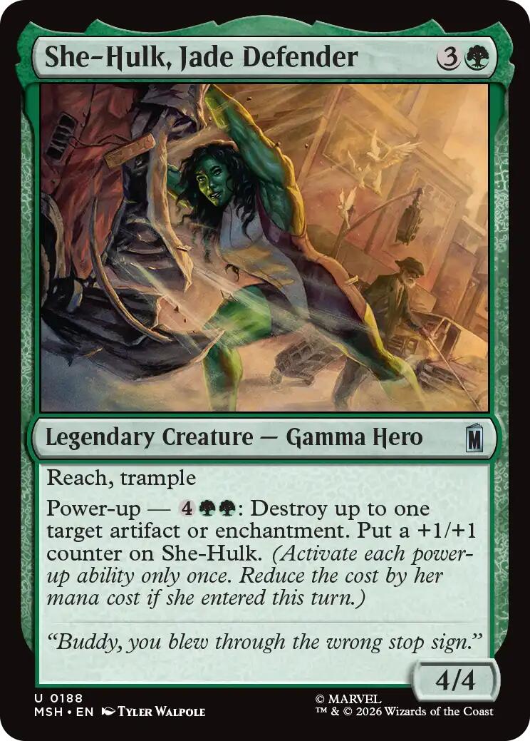She-Hulk, Jade Defender [MSH - 188] - Shippin Texas