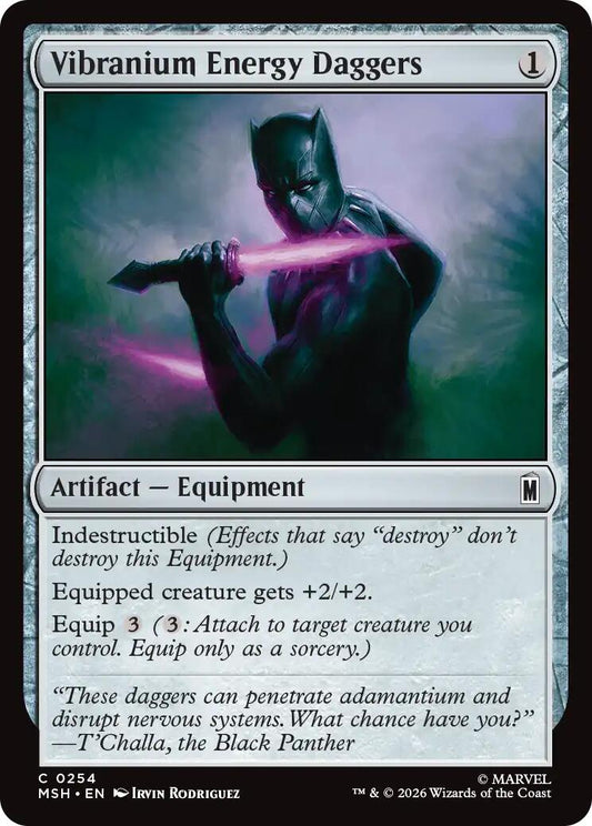 Vibranium Energy Daggers [MSH - 254] - Shippin Texas